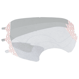 3M 6885/07142 Reusable Full Facepiece Face Shield Cover for 6000 Series, Case of 100 - Lens Protection
