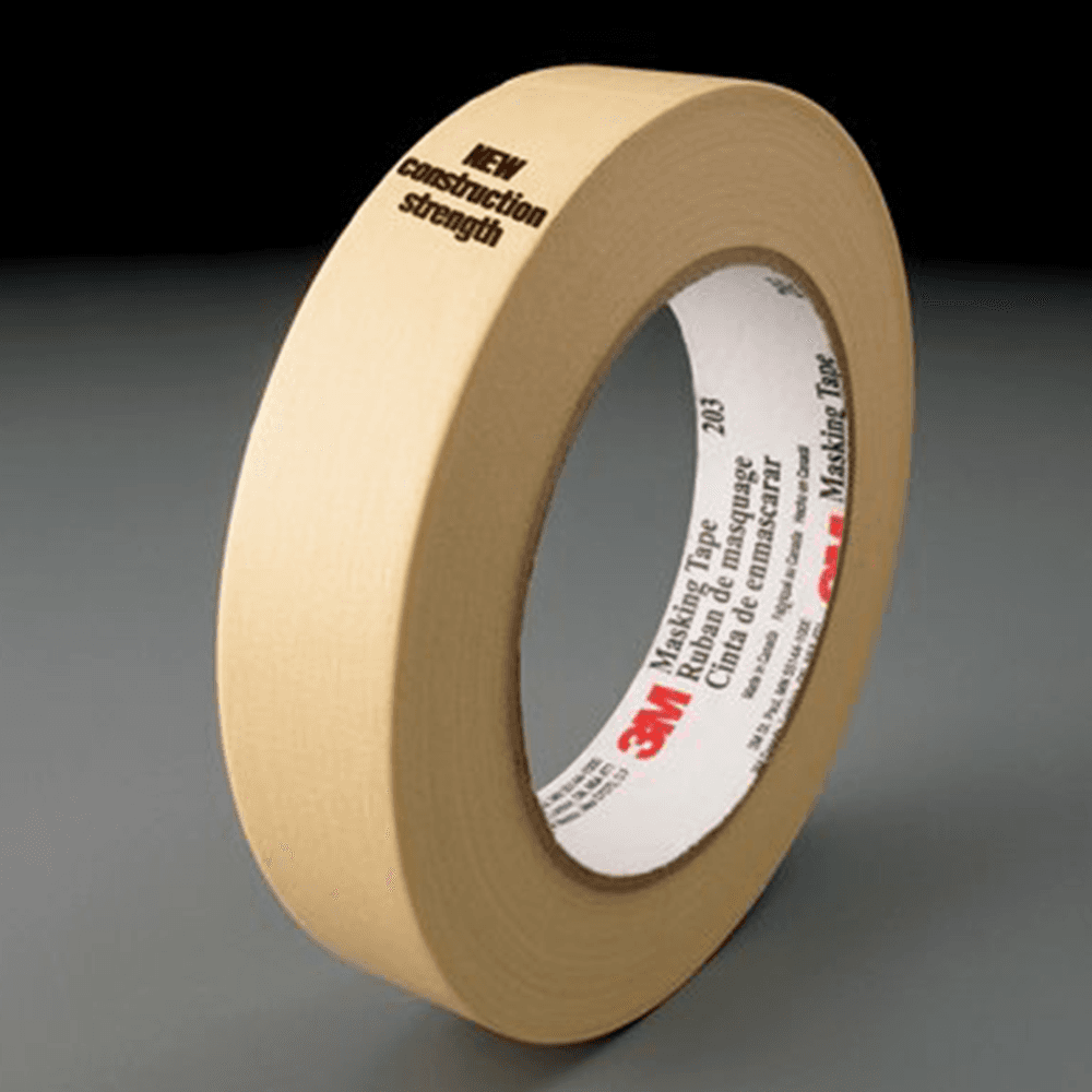 Conformable Crepe Tape for General Woodworking and Construction