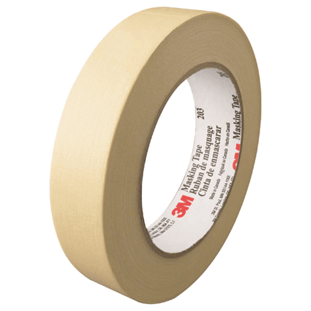 3M 48mm Beige General Purpose Masking Tape - Front View