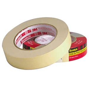 3M 1" Painters Masking Tape, 60 Yard Roll - High-Quality Adhesive Tape for Painting and Decorating Projects