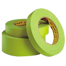 3M 1-1/2" Green Lacquer Masking Tape - Roll Image