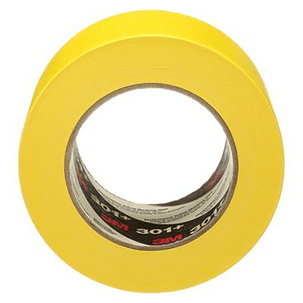 3M Yellow High Performance Masking Tape on a white background