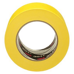 3M Yellow High Performance Masking Tape on a white background