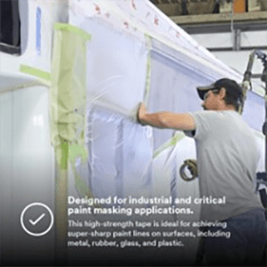 0.23" Green Paper Masking Tape, 96 Roll/Case Alt 7 - Image