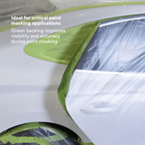 2.83" Green Paper Masking Tape, 8 Roll/Case Alt 3 - Image