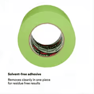 3.77" Green Paper Masking Tape, 8 Roll/Case Alt 1 - Image