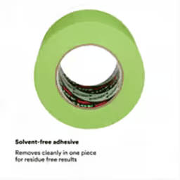 3.77" Green Paper Masking Tape, 8 Roll/Case Alt 1 - Image