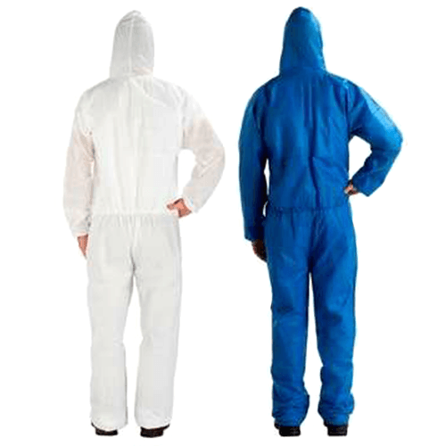 3M 4515 Polypropylene Disposable Protective Coverall in Blue - Front View