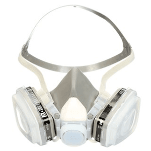 3M Half Facepiece Disposable Respirator 52P71 front view