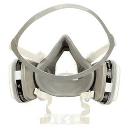 3M Half Facepiece Disposable Respirator 52P71 in use