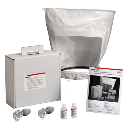 3M FT-30 Qualitative Fit Test Apparatus kit with hood, collar, and nebulizers