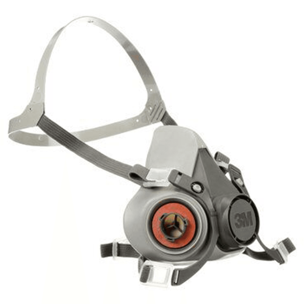 Comfortable, lightweight facepiece with adjustable head straps