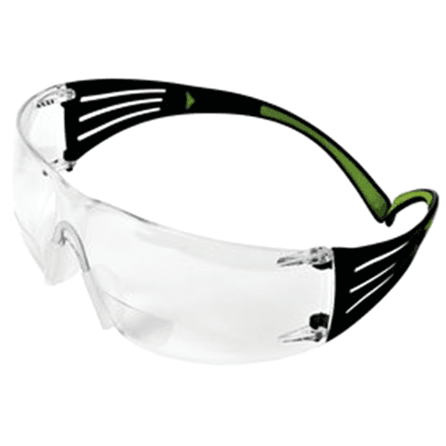 3M SecureFit Protective Eyewear Safety Glass with Anti-Fog and Clear +2.0 Diopter (20/Case)