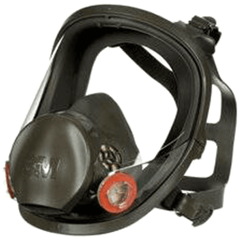 3M 6800 Medium Full Facepiece Respirator with Exhale Valve - side view