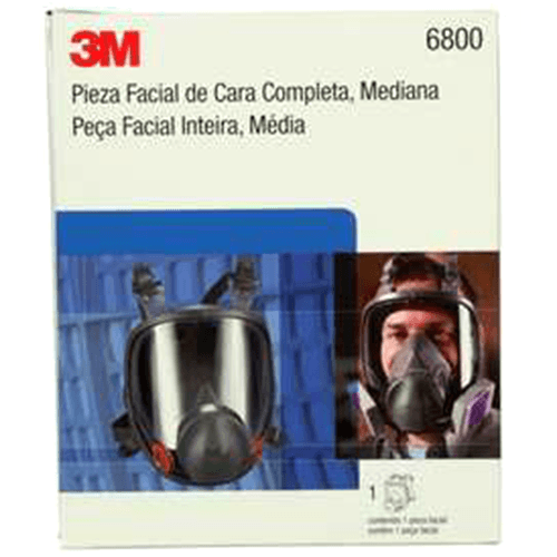 3M 6800 Medium Full Facepiece Respirator with Exhale Valve - with 3M 6000 series combination cartridges