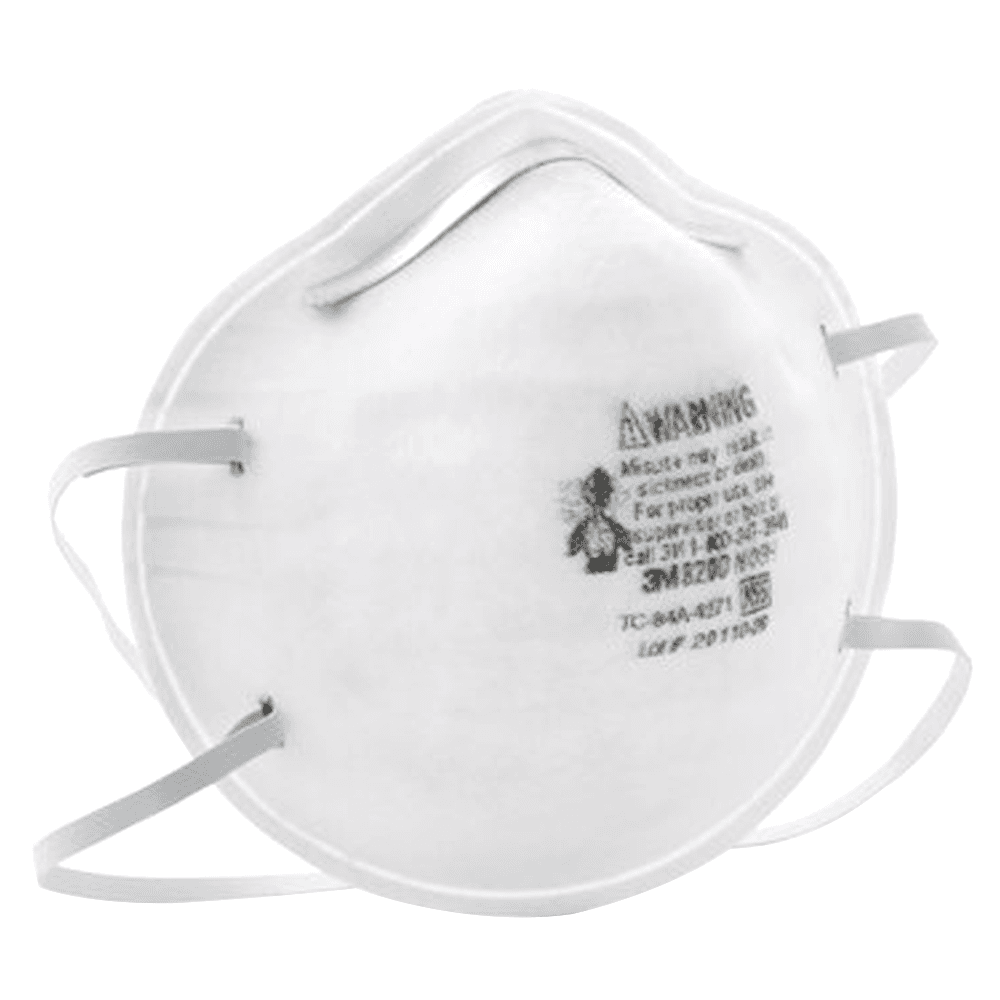 3M N95 Respirator - Box of 20 for worker respiratory protection against non-oil based particles