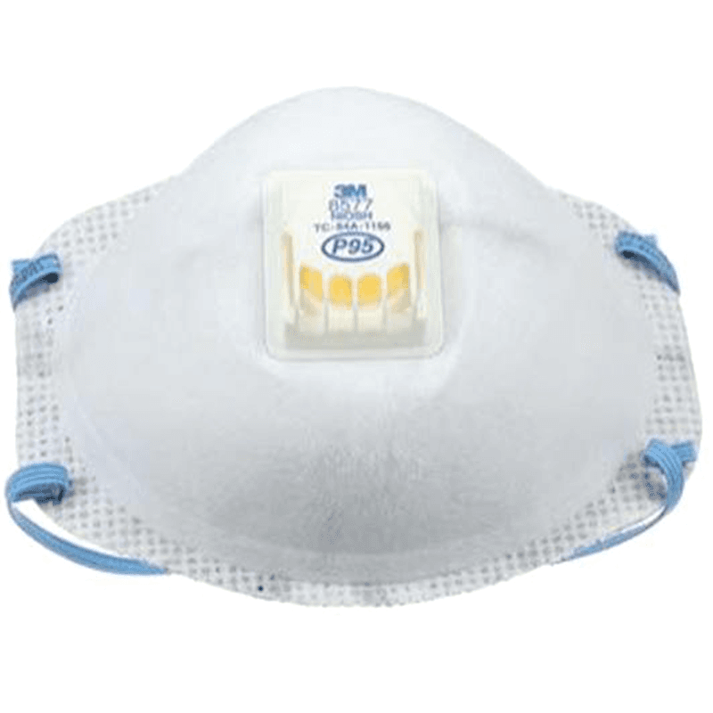 3M 8577 P95 Particulate Respirator with Exhale Valve - Case of 80