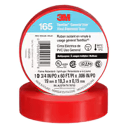 3/4" x 60' Red Vinyl Rubber Electrical Tape Alt 2 - Image