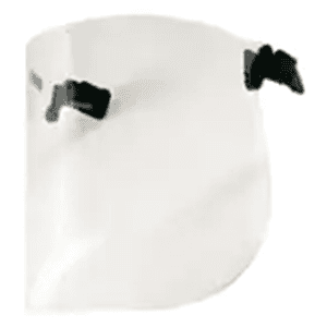 12-1/8" x 8-1/4" Molded Polycarbonate Faceshield, Transparent Main - Image