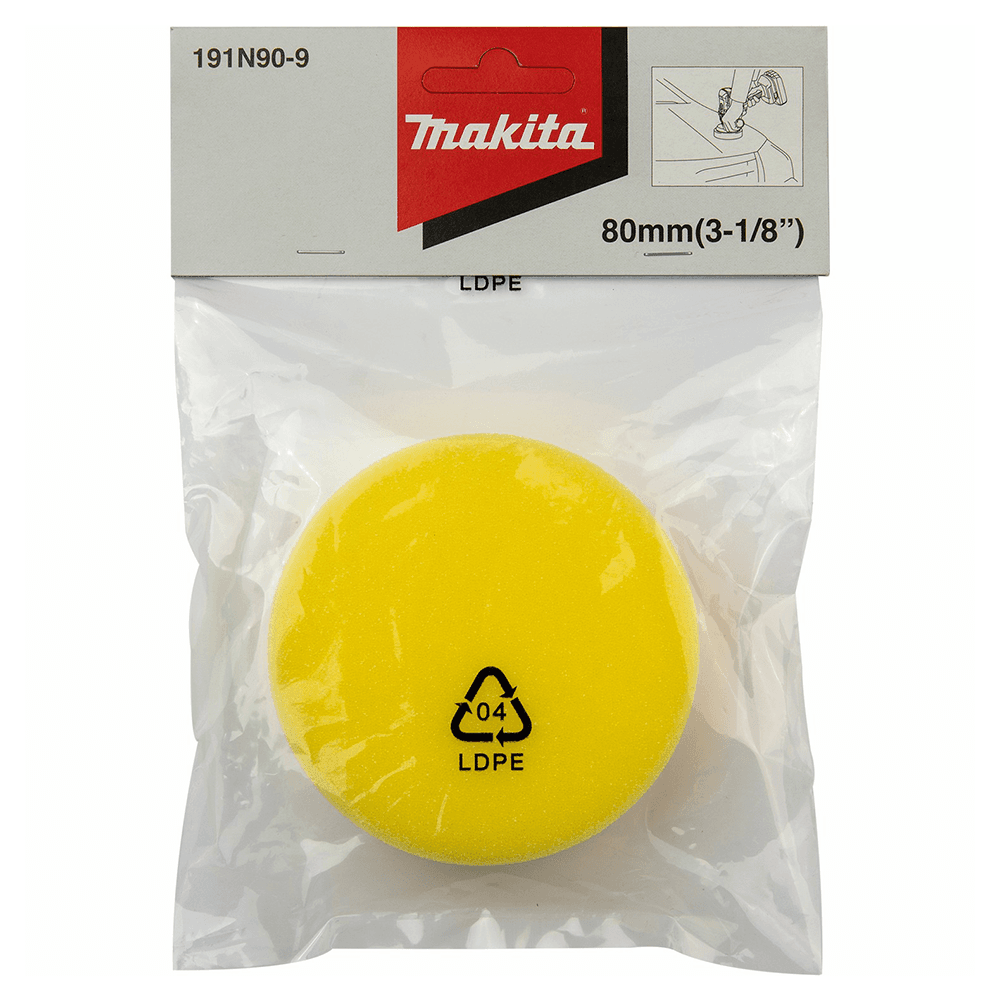 3" Hook/Loop Foam Polishing Pad, Yellow Alt 3 - Image