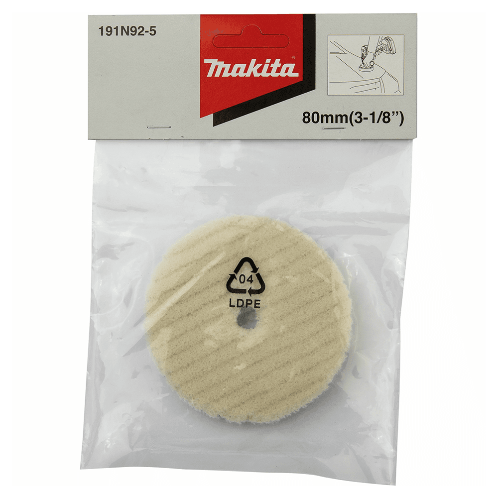 3" Hook/Loop Short-Haired Wool Cutting Pad Alt 3 - Image