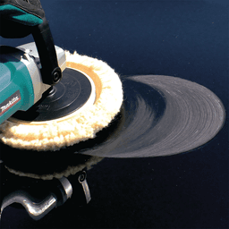 7" Hook/Loop Compounding Wool Bonnet Alt 4 - Image