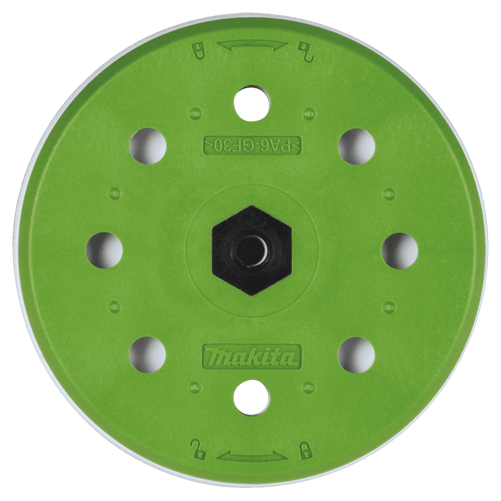 6" Hook/Loop Round Hard Polishing Backing Pad Main - Image