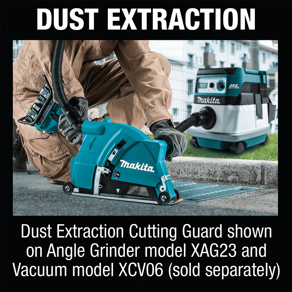 9" Dust Extraction Cutting Guard for GA9040S/GA9031Y/GA9060/XAG13/XAG23 Alt 2 - Image