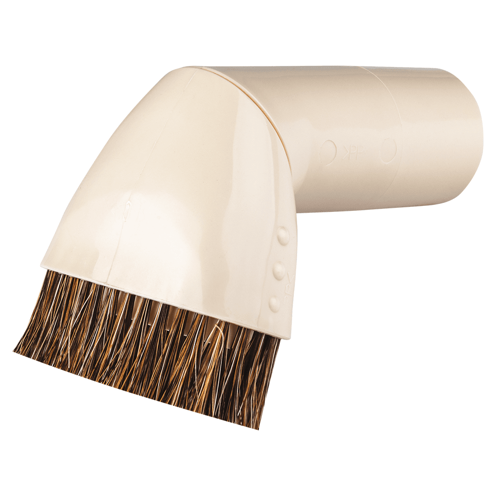 2‑3/8" Round Brush Attachment for Compact Vacuums, Ivory Alt 1 - Image