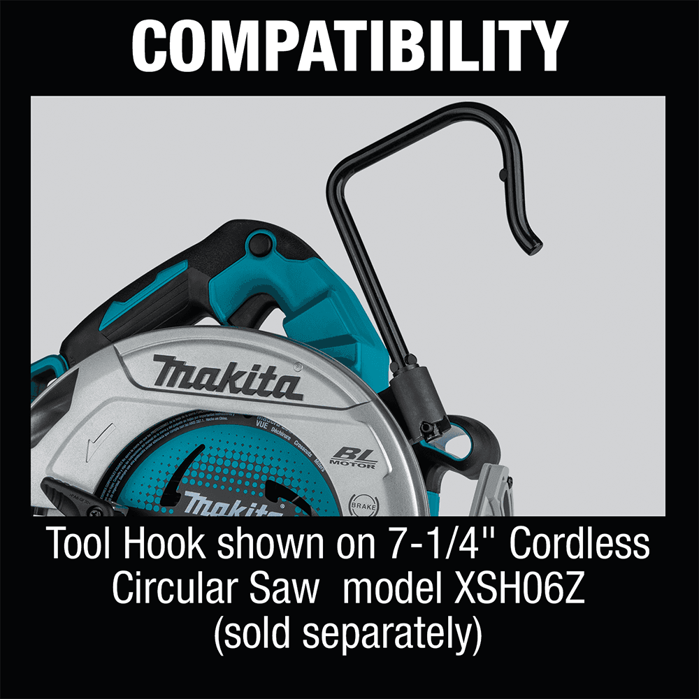Tool Hook for 7-1/4" Cordless Circular Saw Alt 2 - Image