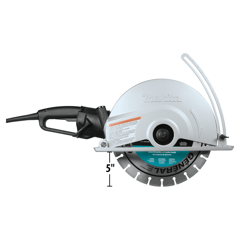 14" SJS Electric Angle Cutter with 14" Diamond Blade Alt 3 - Image