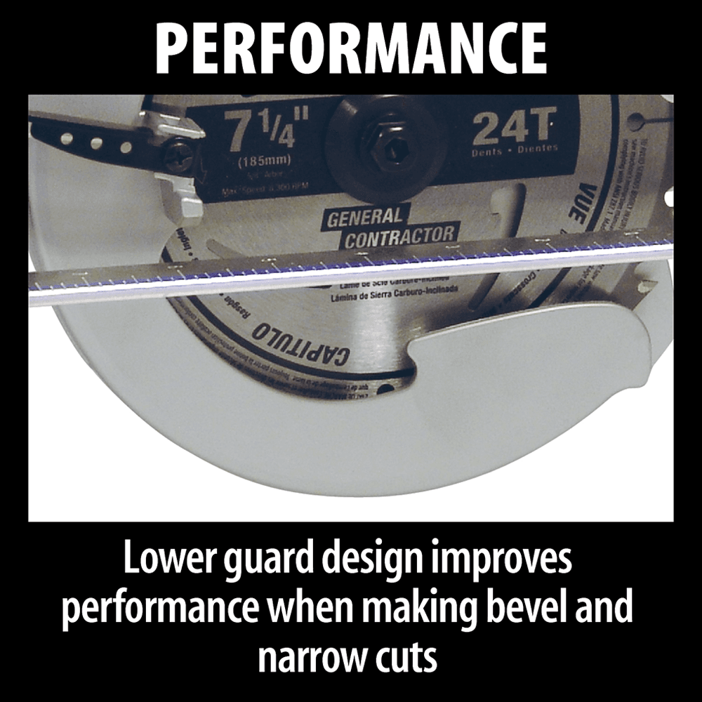 7-1/4" Circular Saw with Wrench/Tool Case Alt 7 - Image