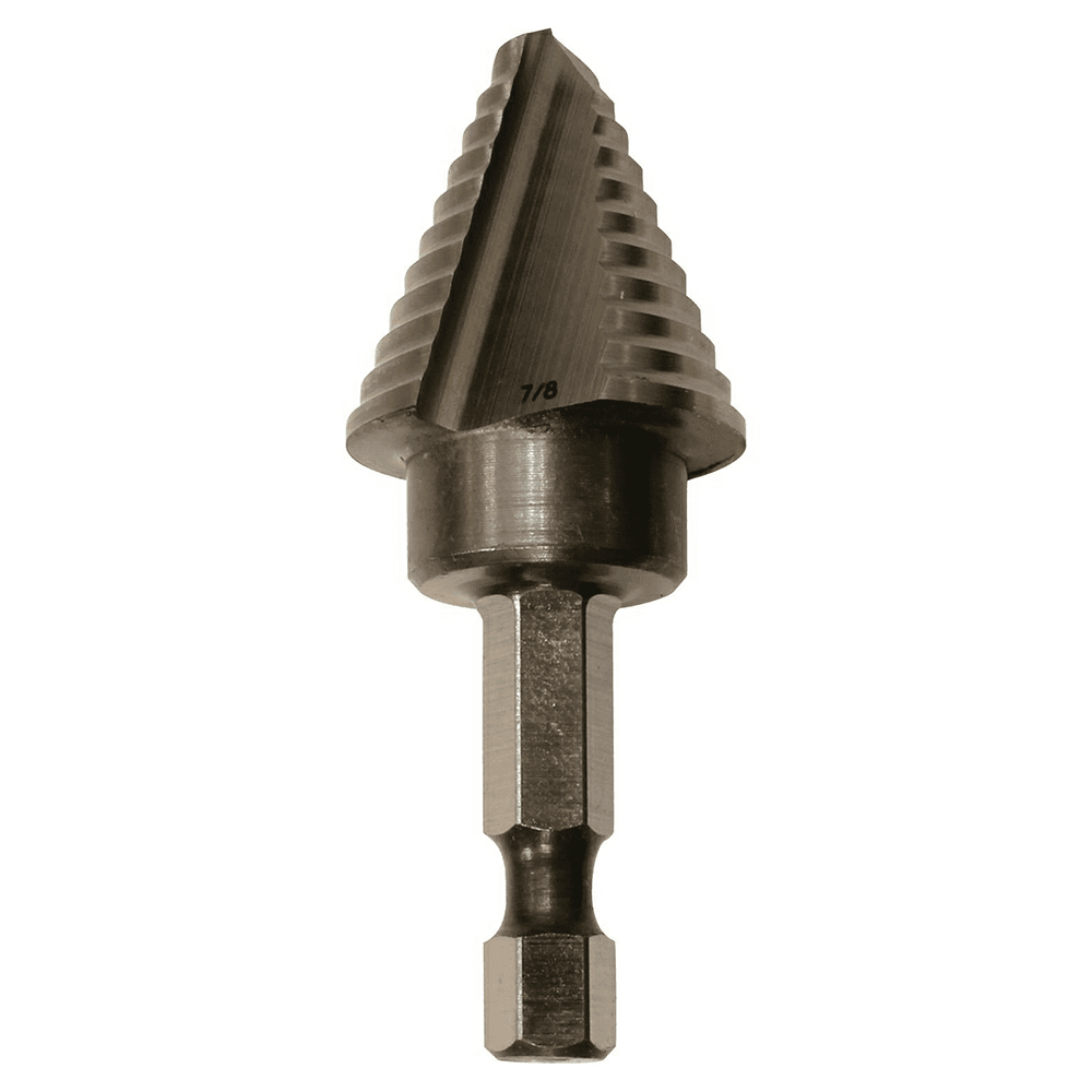 1/4" - 7/8" High Speed Steel Step Drill Bit, 1/4" Shank Main - Image