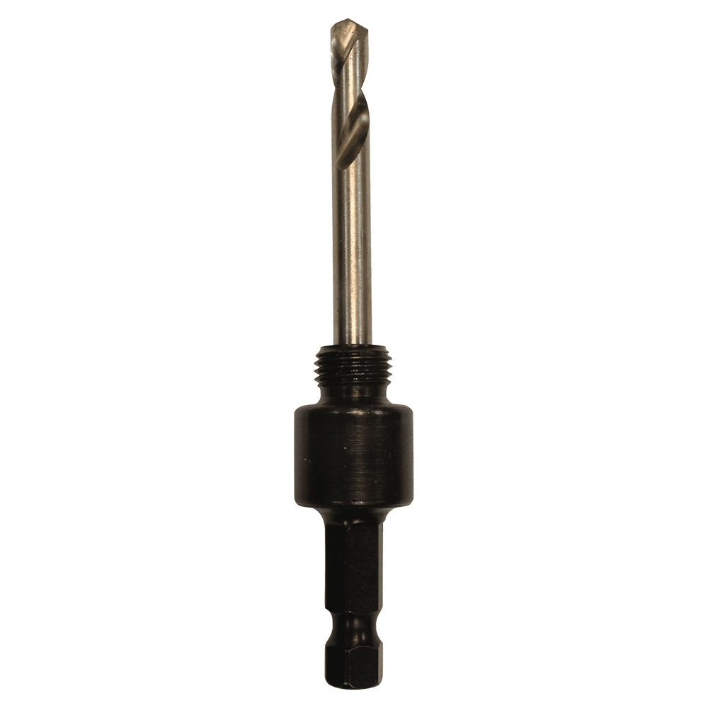 1/2" - 20 Hole Saw Arbor with Pilot Drill, 3/8" Shank Main - Image