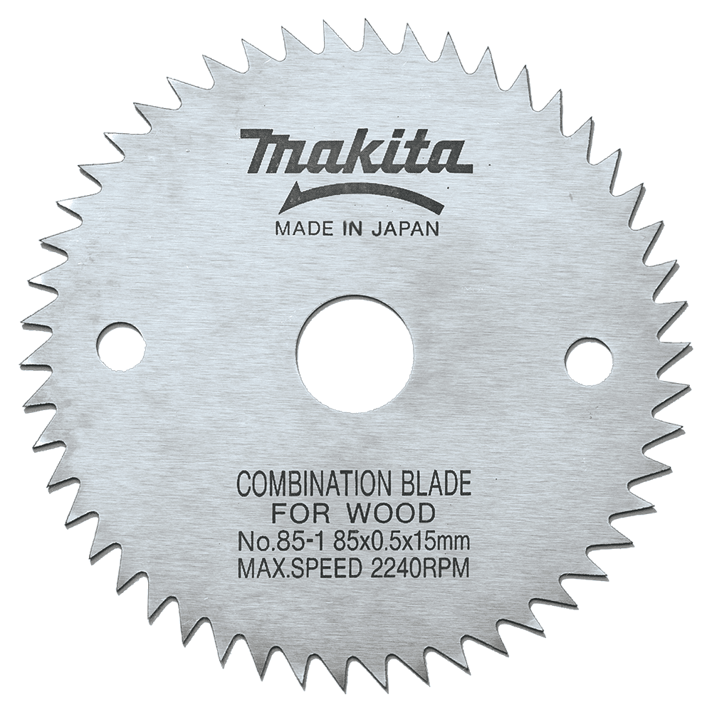 3-3/8" x 50 Teeth Steel Cross-Cut Circular Saw Blade Main - Image