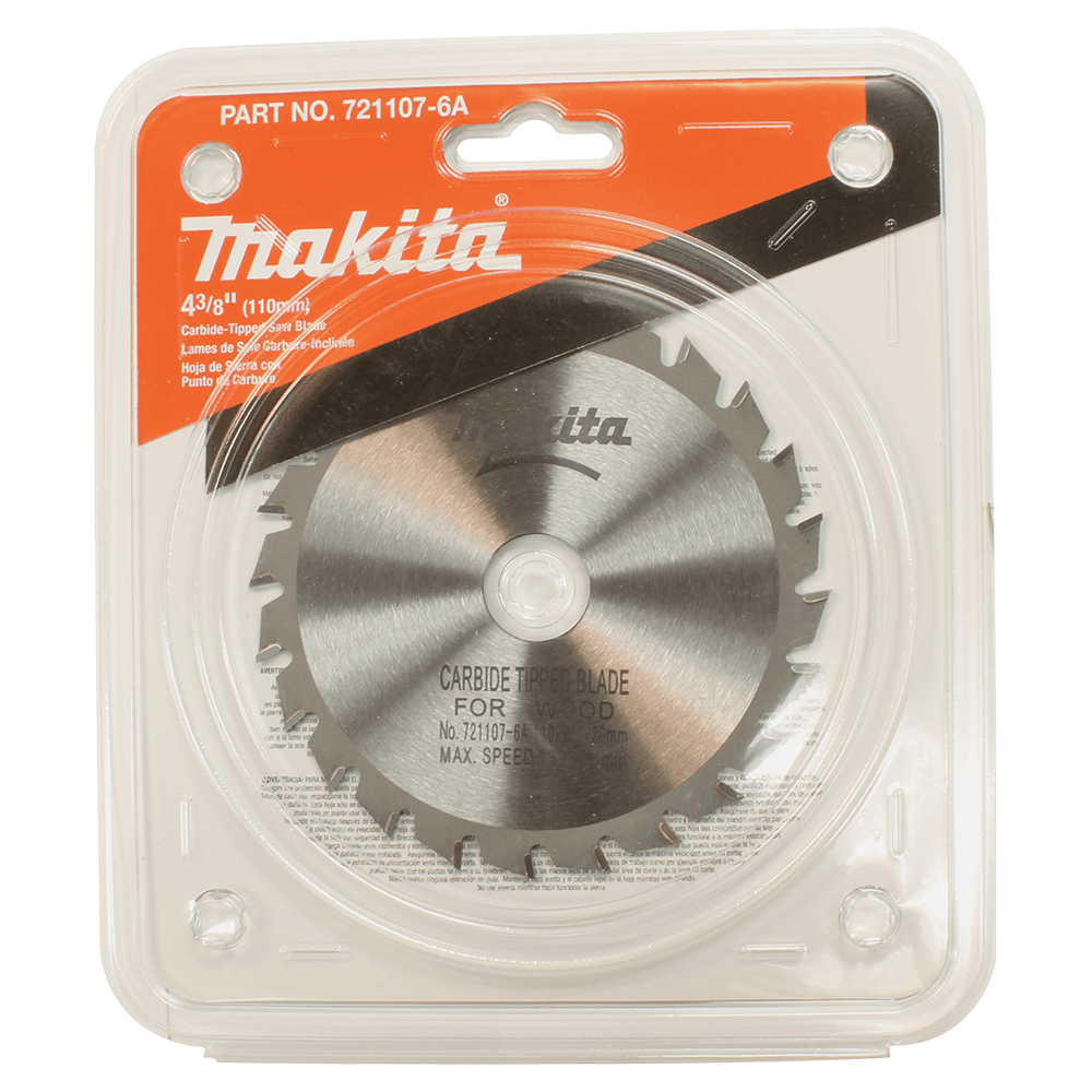 4-3/8" x 24 Teeth Cross-Cut/Miter/Rip Circular Saw Blade Alt 1 - Image