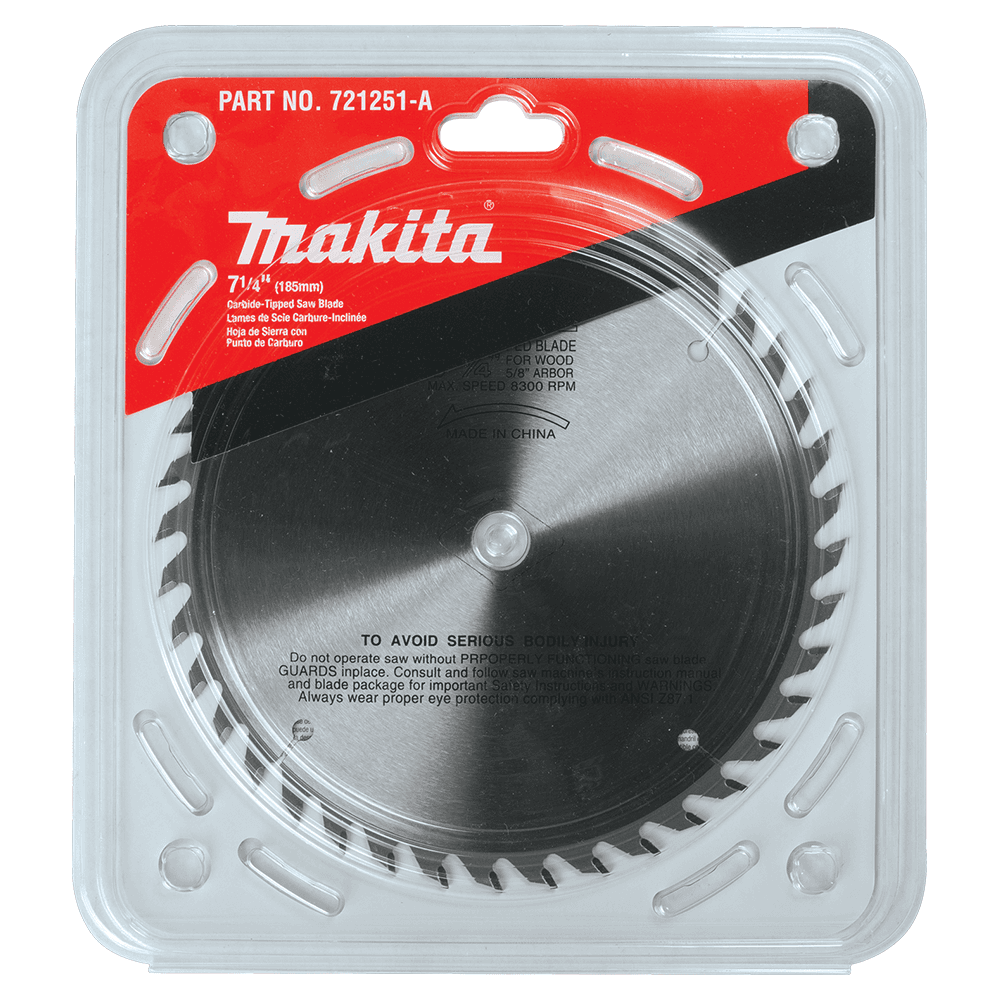7-1/4" x 40 Teeth Cross-Cut Circular Saw Blade, 0.073" Kerf Alt 1 - Image