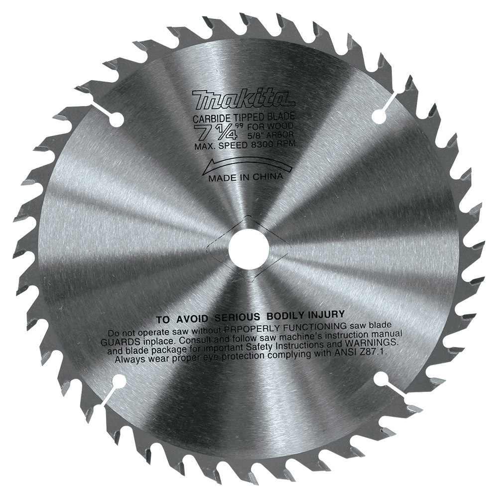 7-1/4" x 40 Teeth Cross-Cut Circular Saw Blade, 0.073" Kerf Main - Image