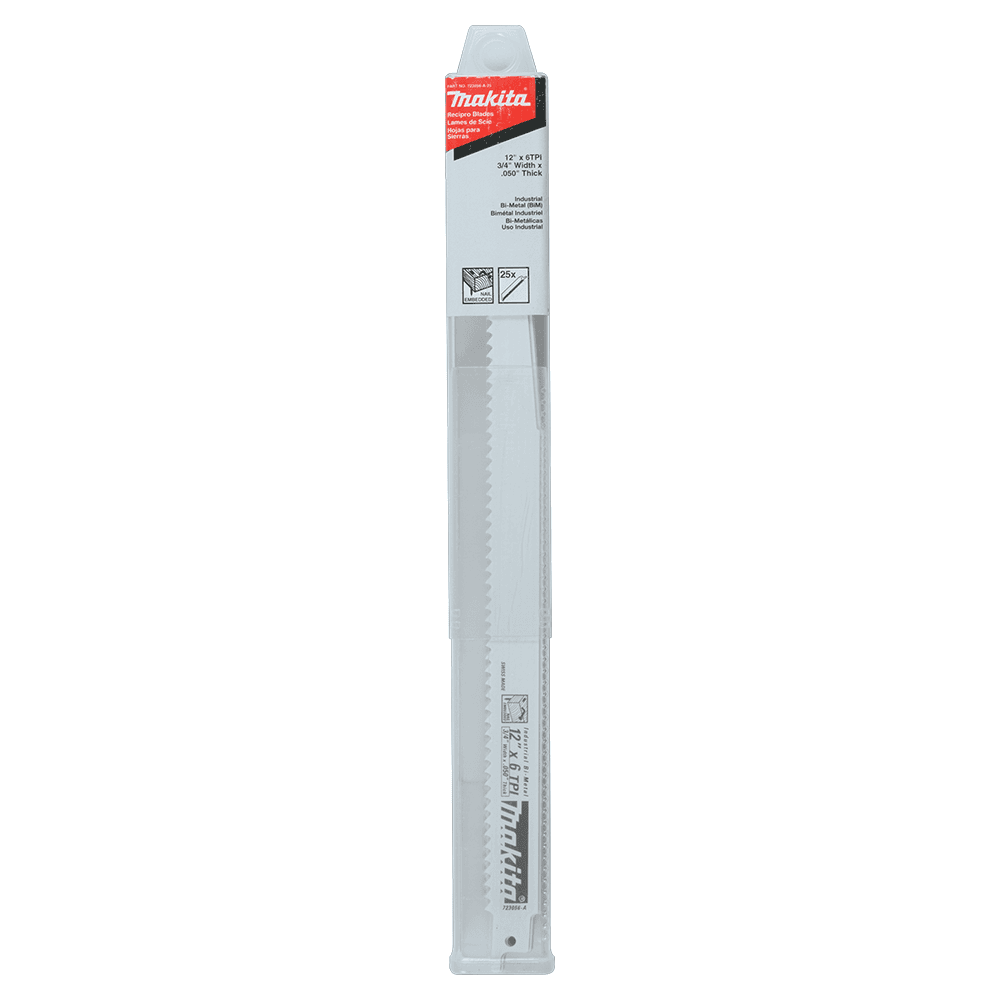 12" x 6TPI Wood Cutting Recipro Saw Blade (25/Pack) Alt 1 - Image