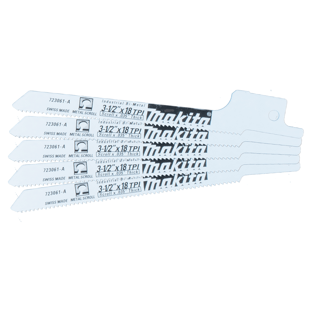 3-1/2" x 18TPI Metal Cutting Recipro Saw Blade (5/Pack) Main - Image