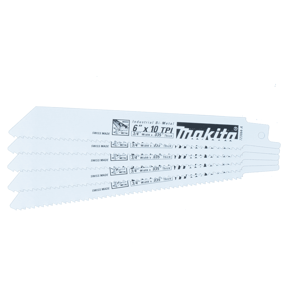 6" x 10TPI All-Purpose Recipro Saw Blade (5/Pack) Main - Image