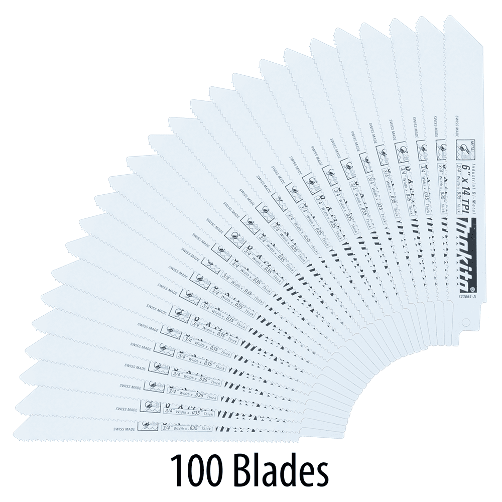 6" x 14TPI Metal Recipro Saw Blade (100/Pack) Main - Image