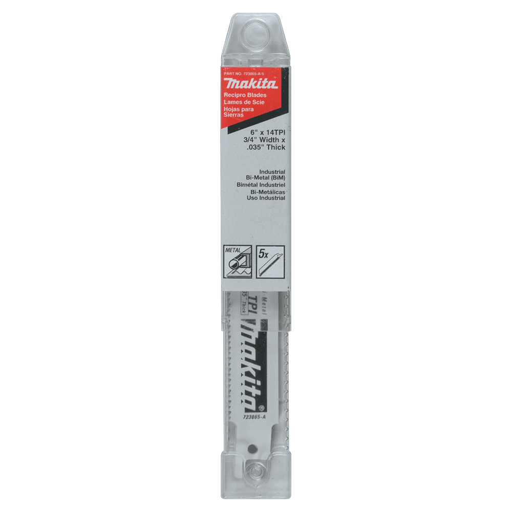 6" x 14TPI Metal Recipro Saw Blade (5/Pack) Alt 1 - Image