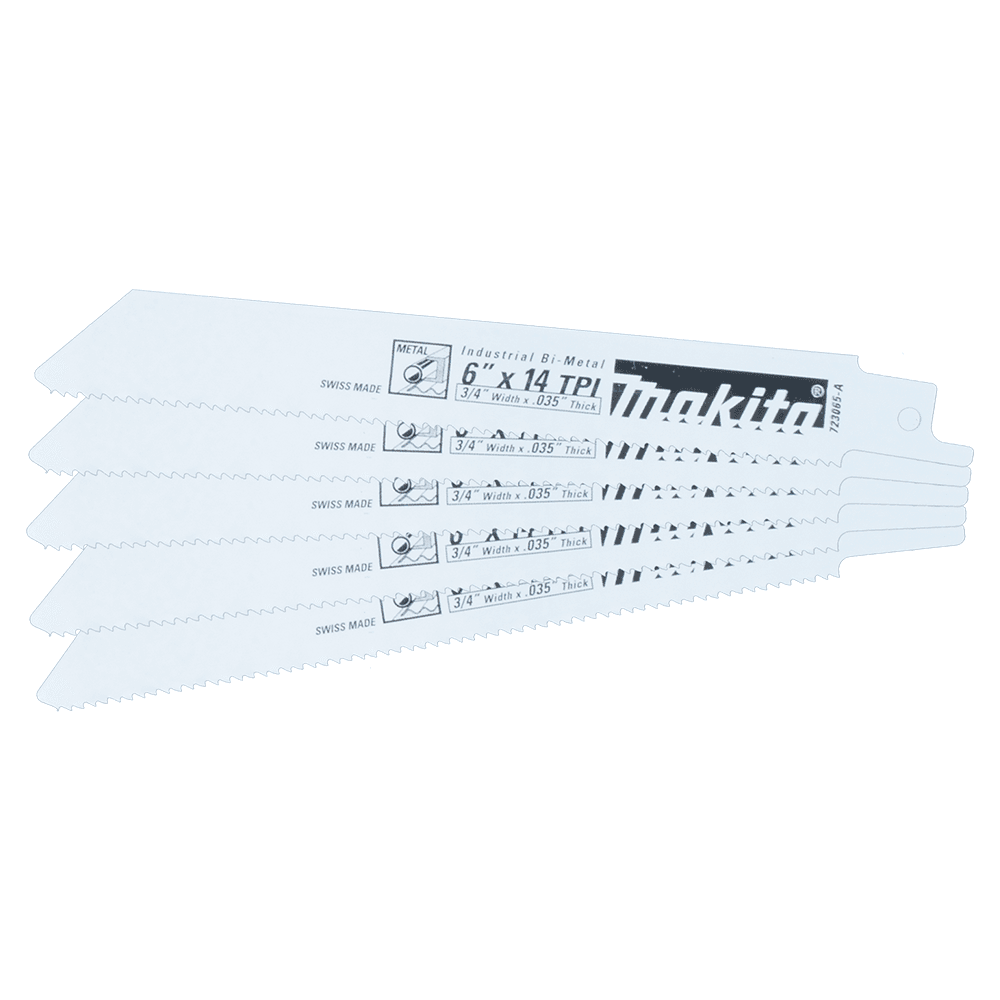6" x 14TPI Metal Recipro Saw Blade (5/Pack) Main - Image