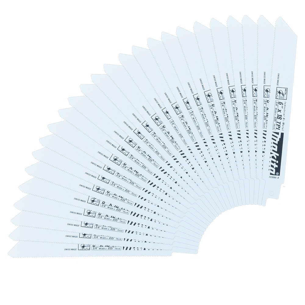 6" x 18TPI Metal Cutting Recipro Saw Blade (25/Pack) Main - Image