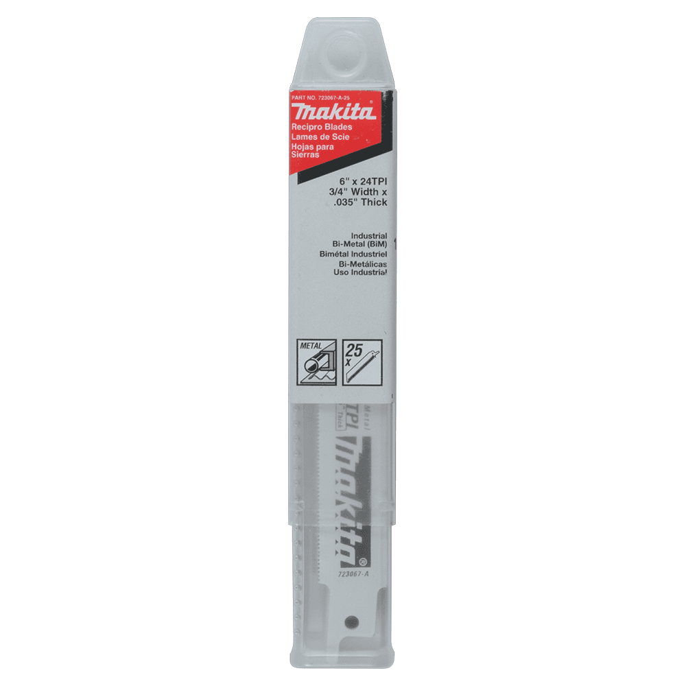 6" x 24TPI Metal Cutting Recipro Saw Blade (25/Pack) Alt 1 - Image