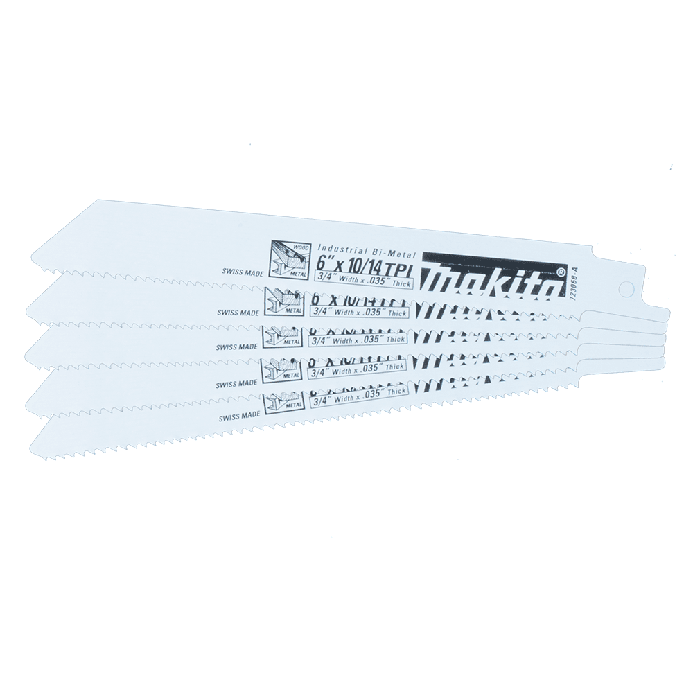 6" x 10/14TPI All-Purpose Recipro Saw Blade (5/Pack) Main - Image