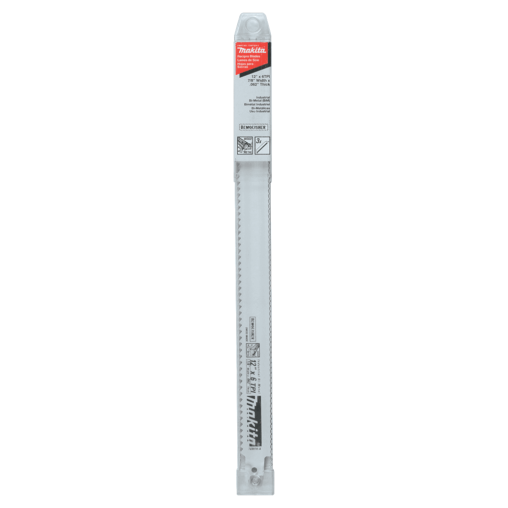 12" x 6TPI Demolition Recipro Saw Blade (3/Pack) Alt 1 - Image