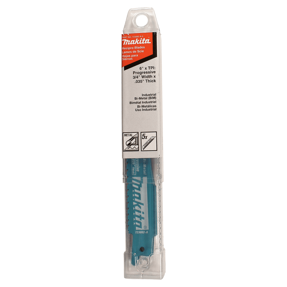 6" Progressive Multi-Purpose Recipro Saw Blade (5/Pack) Alt 1 - Image