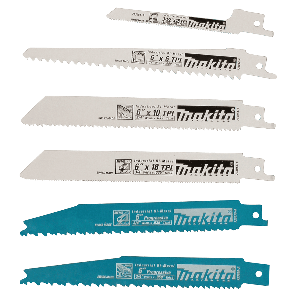6-Piece Recipro Saw Blade Assortment Pack Main - Image